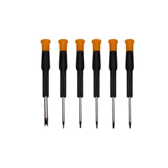 GENERICO - Juego Destornilladores Precisión Tork / Relojero 6 Piezas