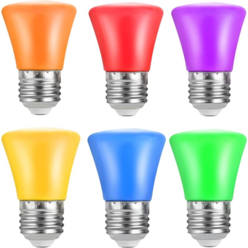 GENERICO - Pack X 10 Lampara Led 1w Cono Guirnalda Color De La Luz