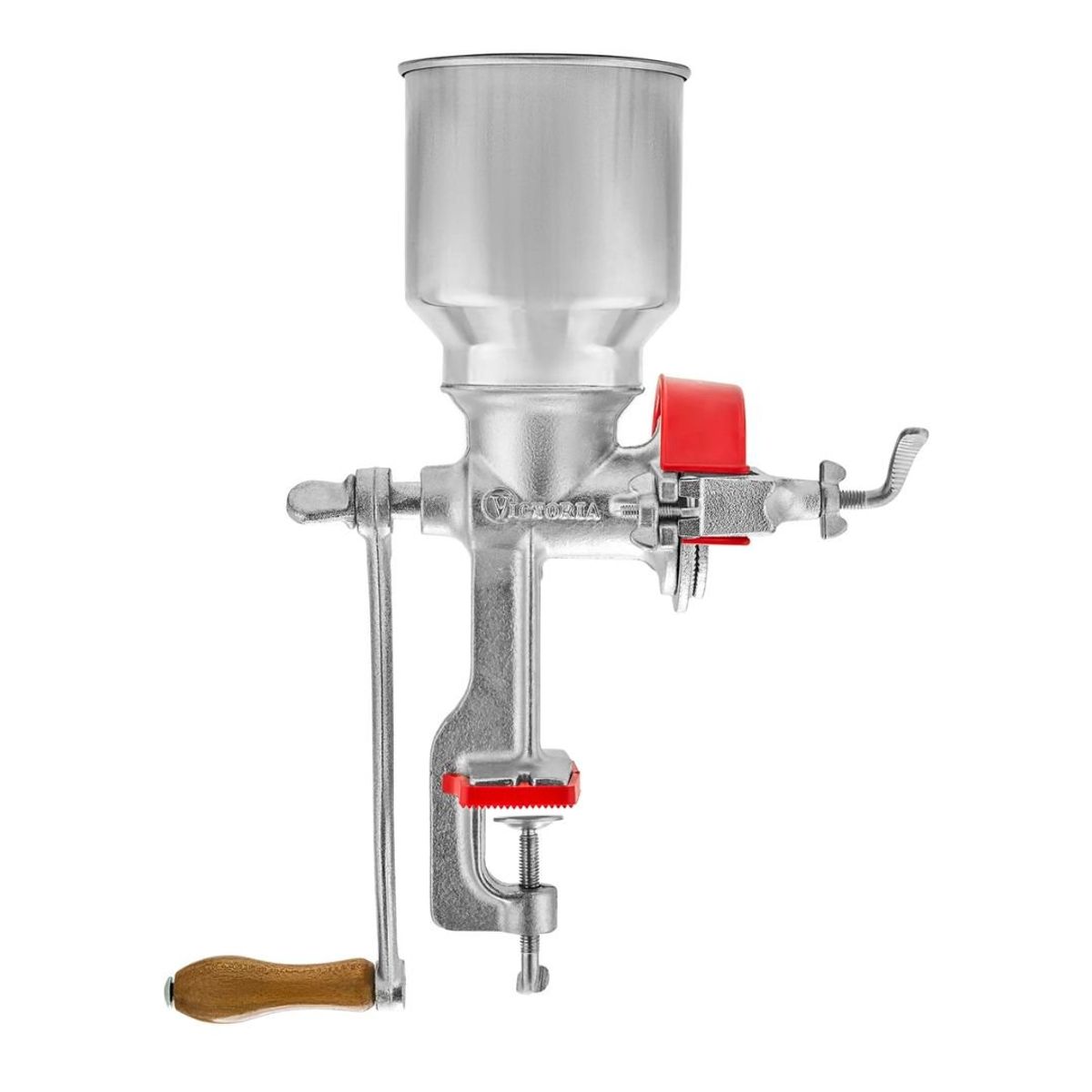 VICTORIA - Molino de Granos Manual Tolva Alta Estañado