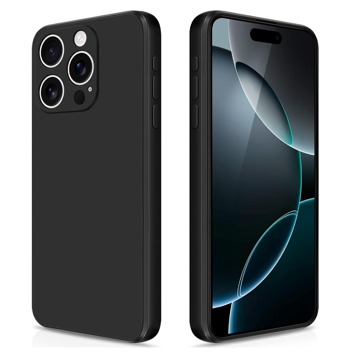 JOIGO - Carcasa Lamina Vidrio Para iPhone 16 Pro Negro