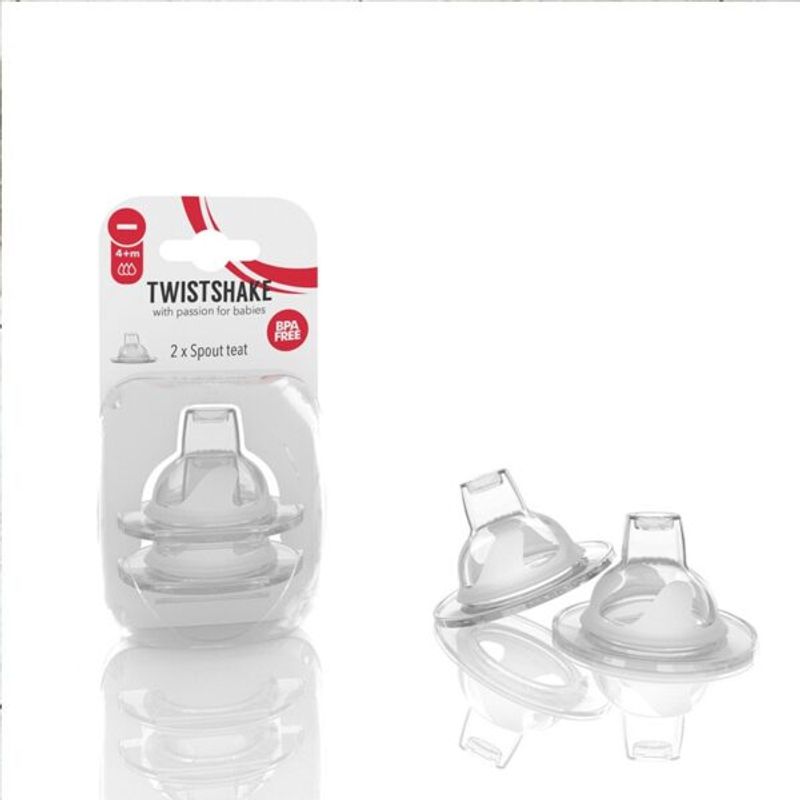 TWISTSHAKE - Pack Boquilla Antiderrame Twistshake 2 unds.