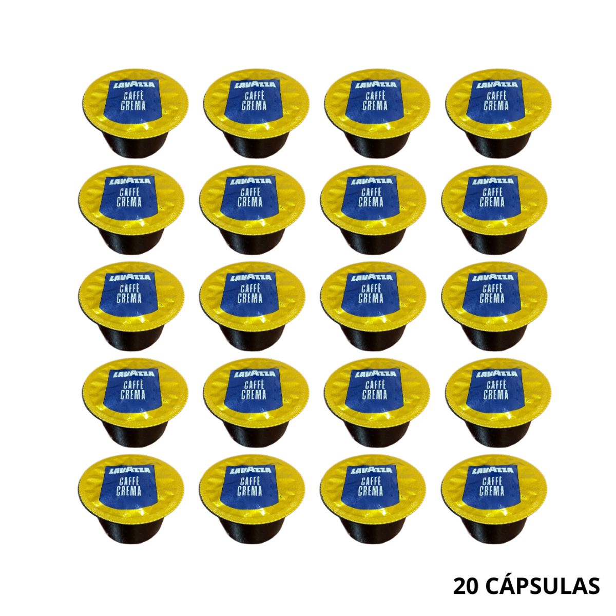LAVAZZA - Pack 20 Cápsulas Café Espresso Crema de 7 GRS Lavazza