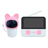 OFERTABKN - Cámara Monitor Vigilancia Nocturna Para Bebes Con Micrófono Rosa