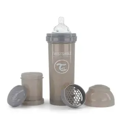 TWISTSHAKE - Mamadera Anti -Cólicos 330 ml - Gris
