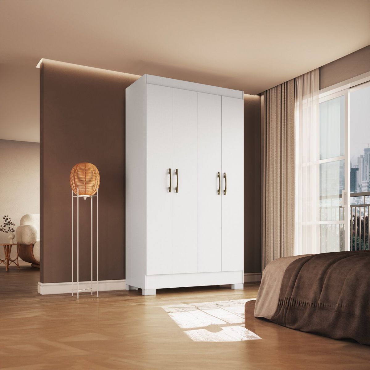 VEKKAHOME - CLOSET ROMA LIGHT 4P