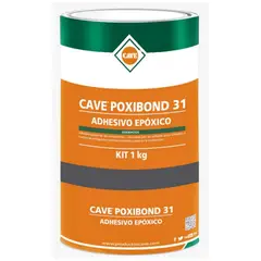 CAVE - POXIBOND 31 - Adhesivo Epóxico Tixotrópico, Kit 1 Kg