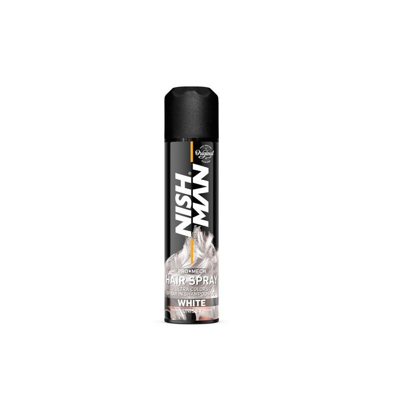 GENERICO - Nishman Pro Mech Laca Para el Cabello Blanco Unisex 150ml.-