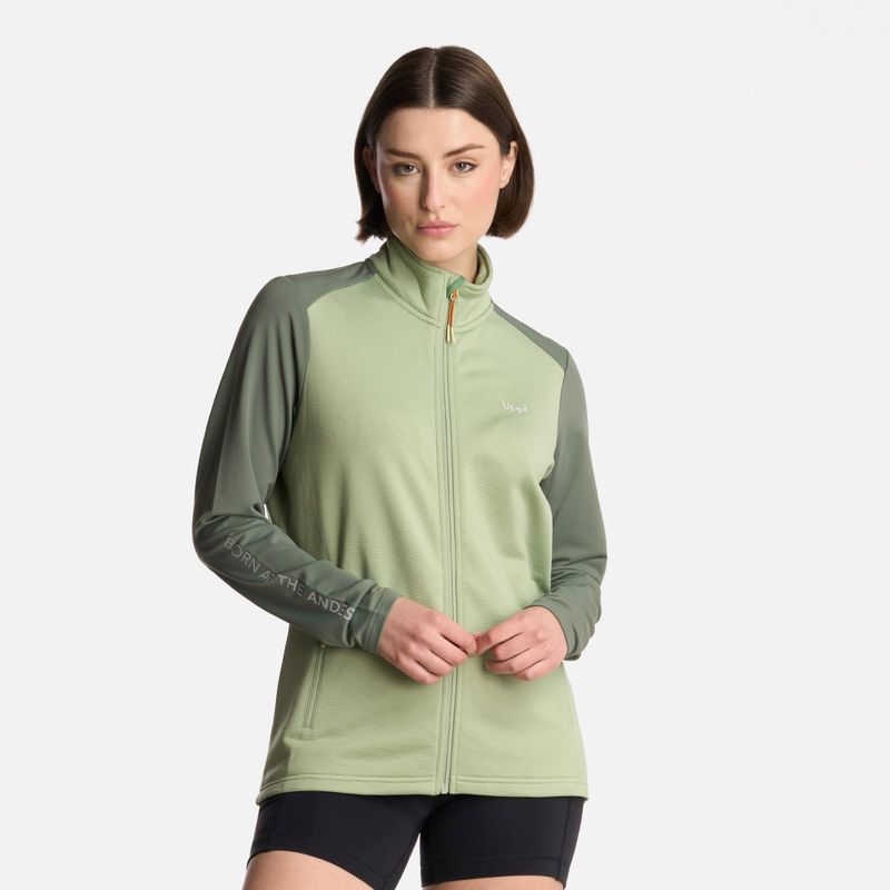 LIPPI - Polerón Mujer Dawson Nano-F Full Zip Jade Lippi