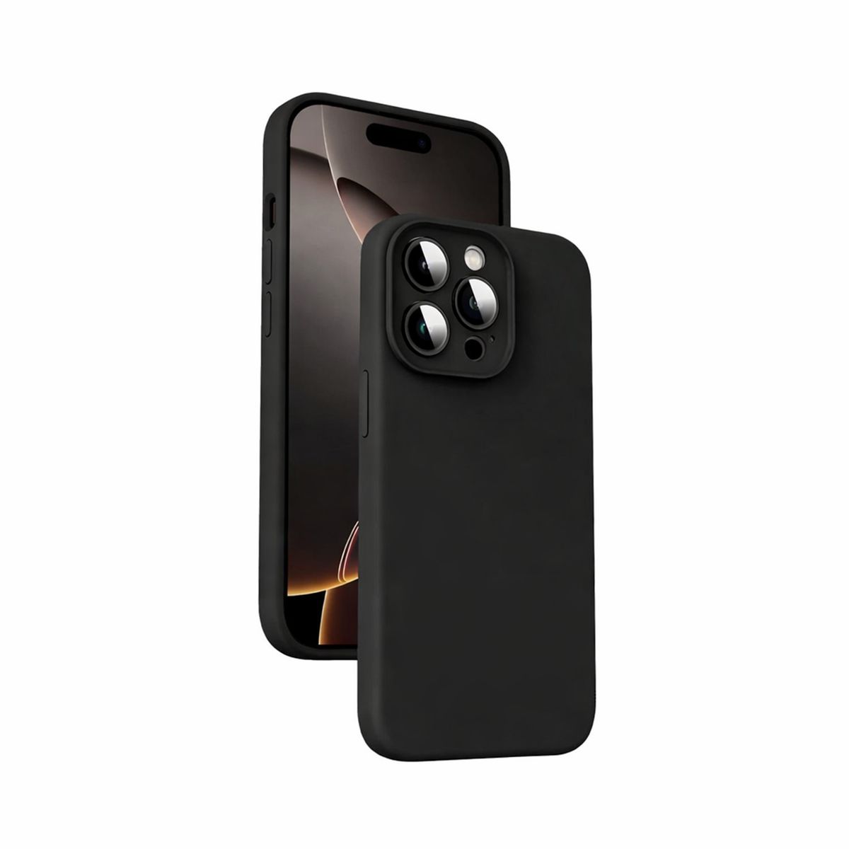 JOIGO - Carcasa Lamina Vidrio Para iPhone 16 Pro Max Negro