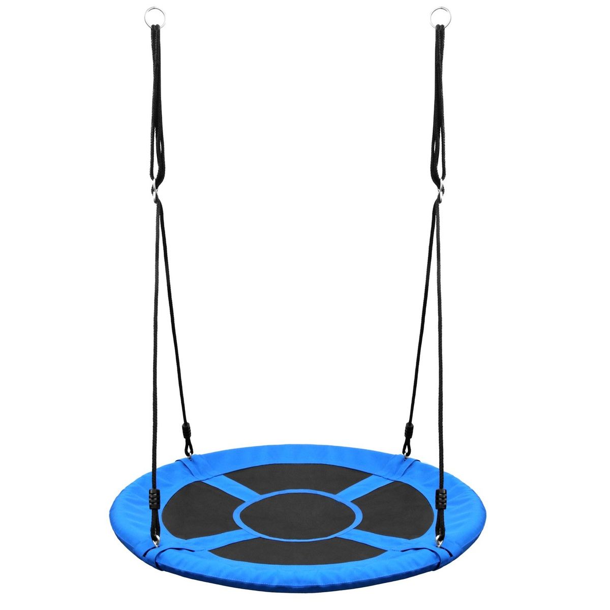 HOBBY MARKET - Columpio Disco Negro y Azul_.