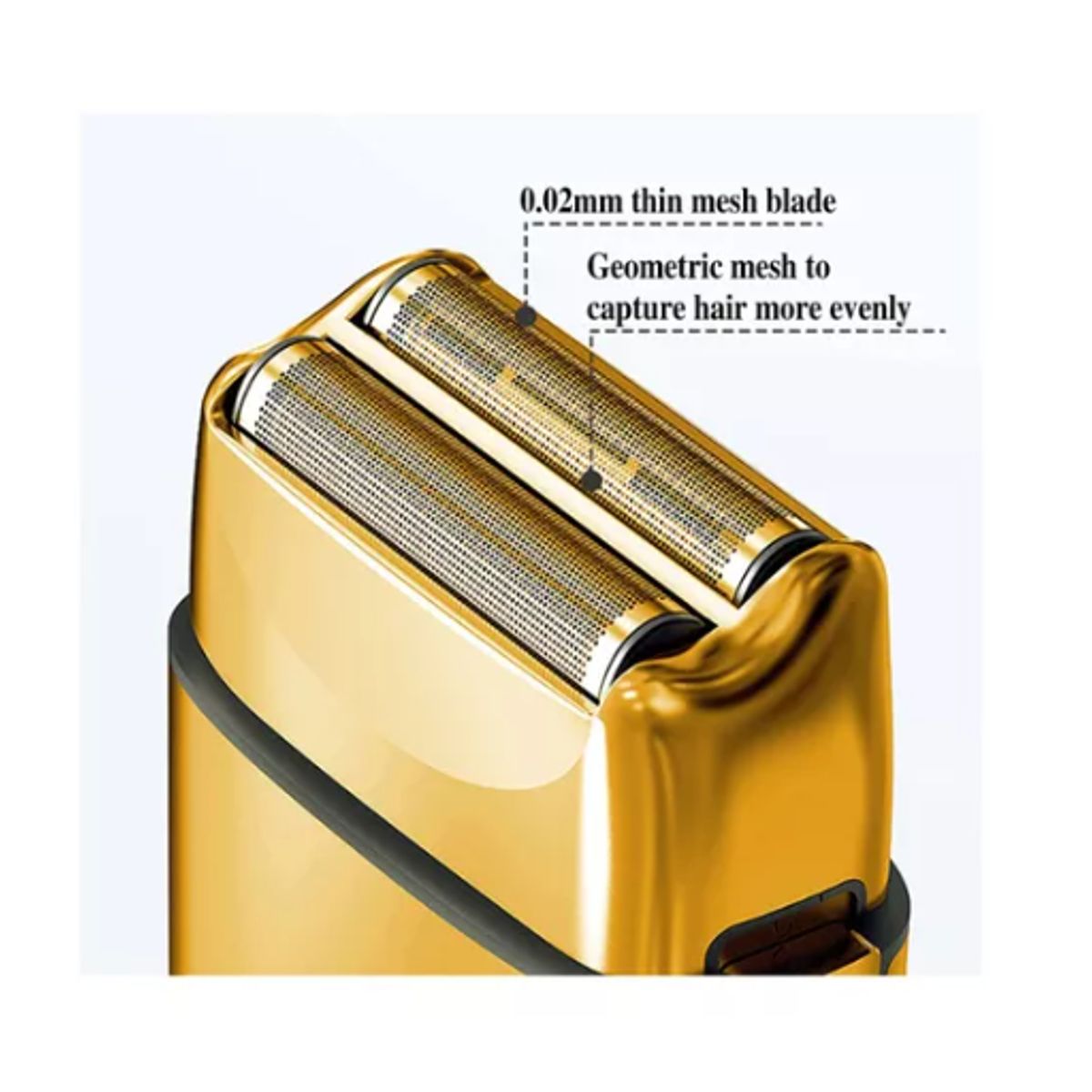 KEMEI - Maquina Rasuradora Kemei-tx3 Doble Banda Shavers DORADO