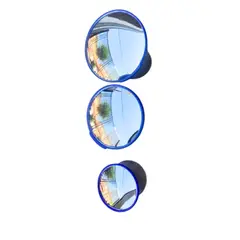 GENERICO - Espejo Lateral Retrovisor Punto Ciego 360° Triple Ojo De Pez