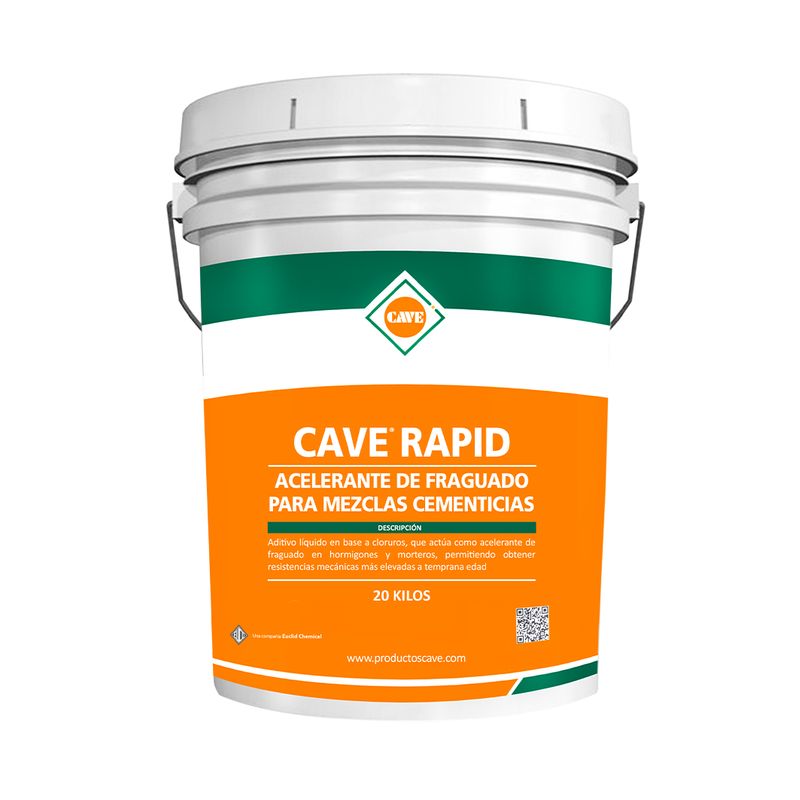 CAVE - CAVE RAPID - Acelerante de fraguado para mezclas cementicias 20Kg