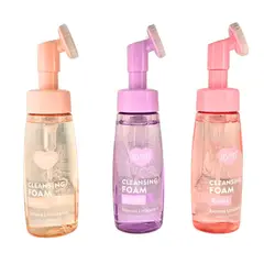 LIKE SHOP - Espuma Limpiadora Facial Con Cepillo Masajeador Rosas