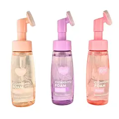 LIKE SHOP - Espuma Limpiadora Facial Con Cepillo Masajeador Rosas