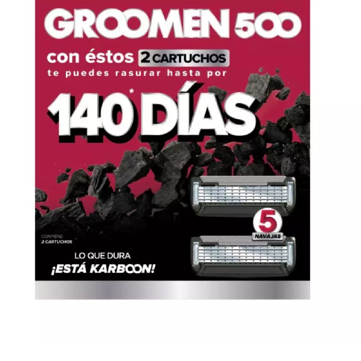 GROOMEN - Groomen 500 Cartuchos 2und