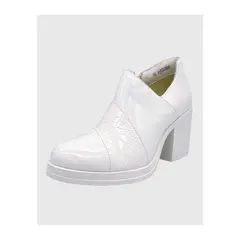 DINASTELLA - Botines de Taco corto para Mujer de Charol Casuales Danicolle