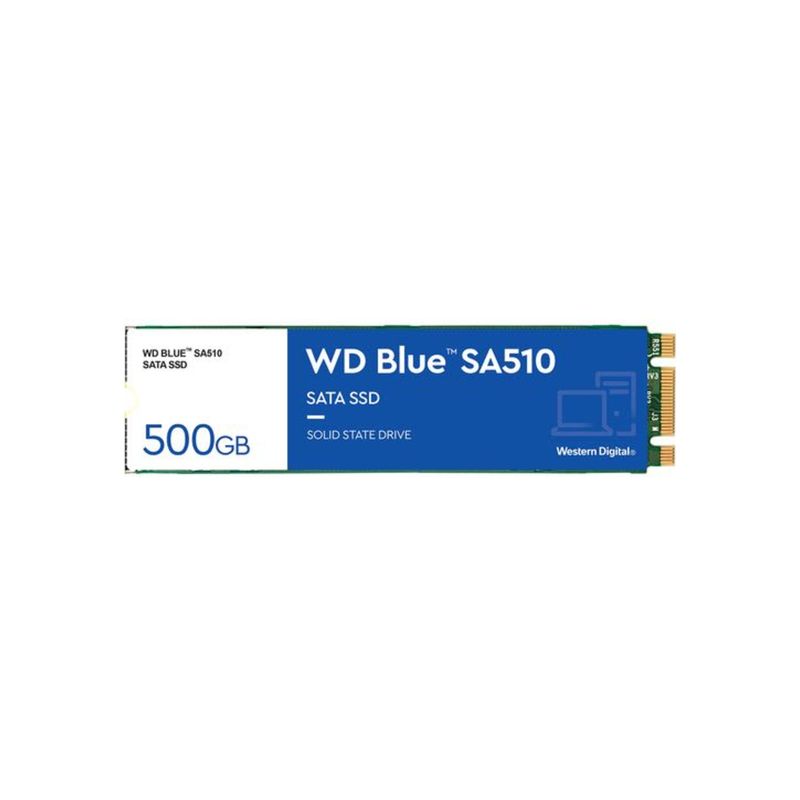 WESTERN DIGITAL - Disco Sólido Western Digital Blue SA510 500GB M2 2280 - Azul