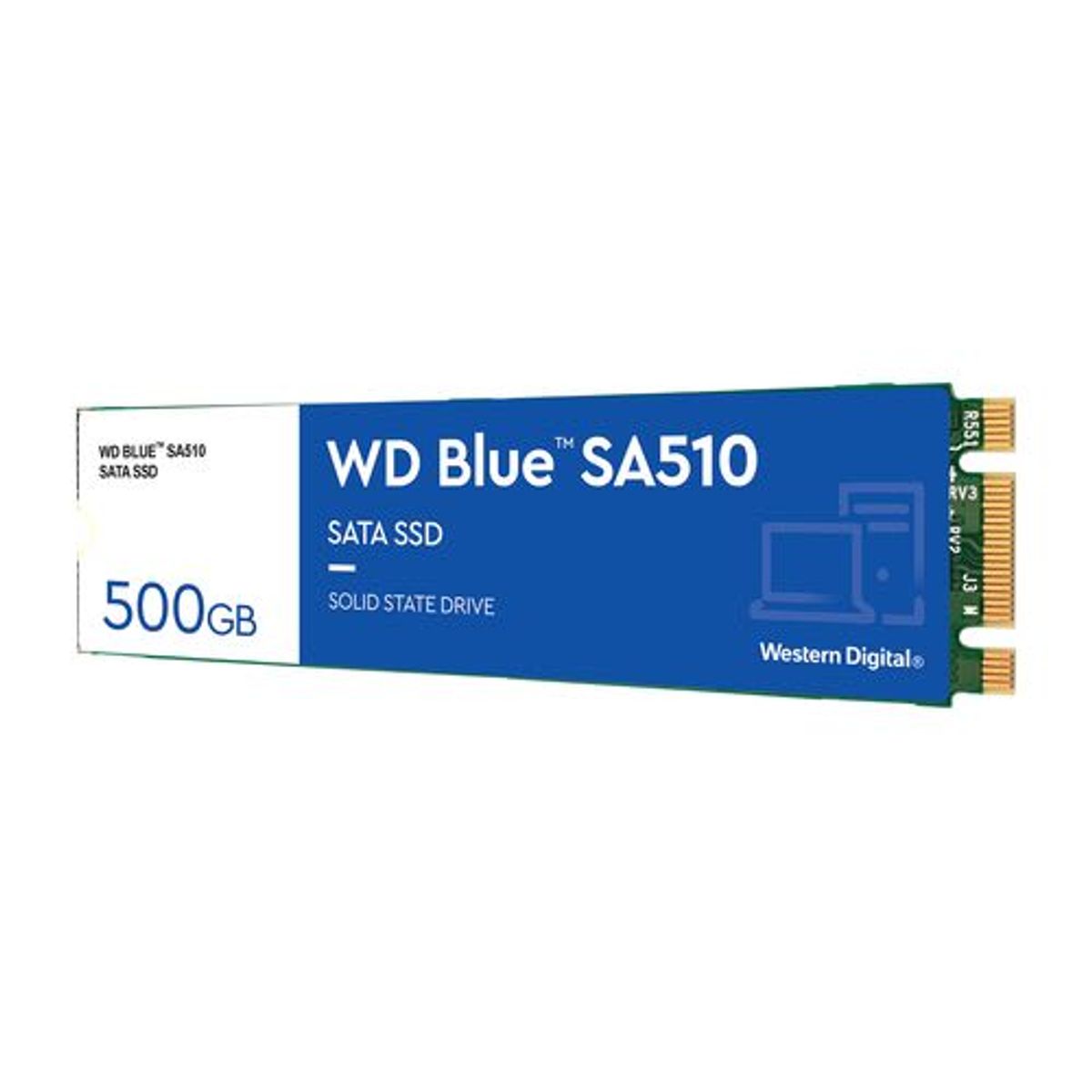 WESTERN DIGITAL - Disco Sólido Western Digital Blue SA510 500GB M2 2280 - Azul
