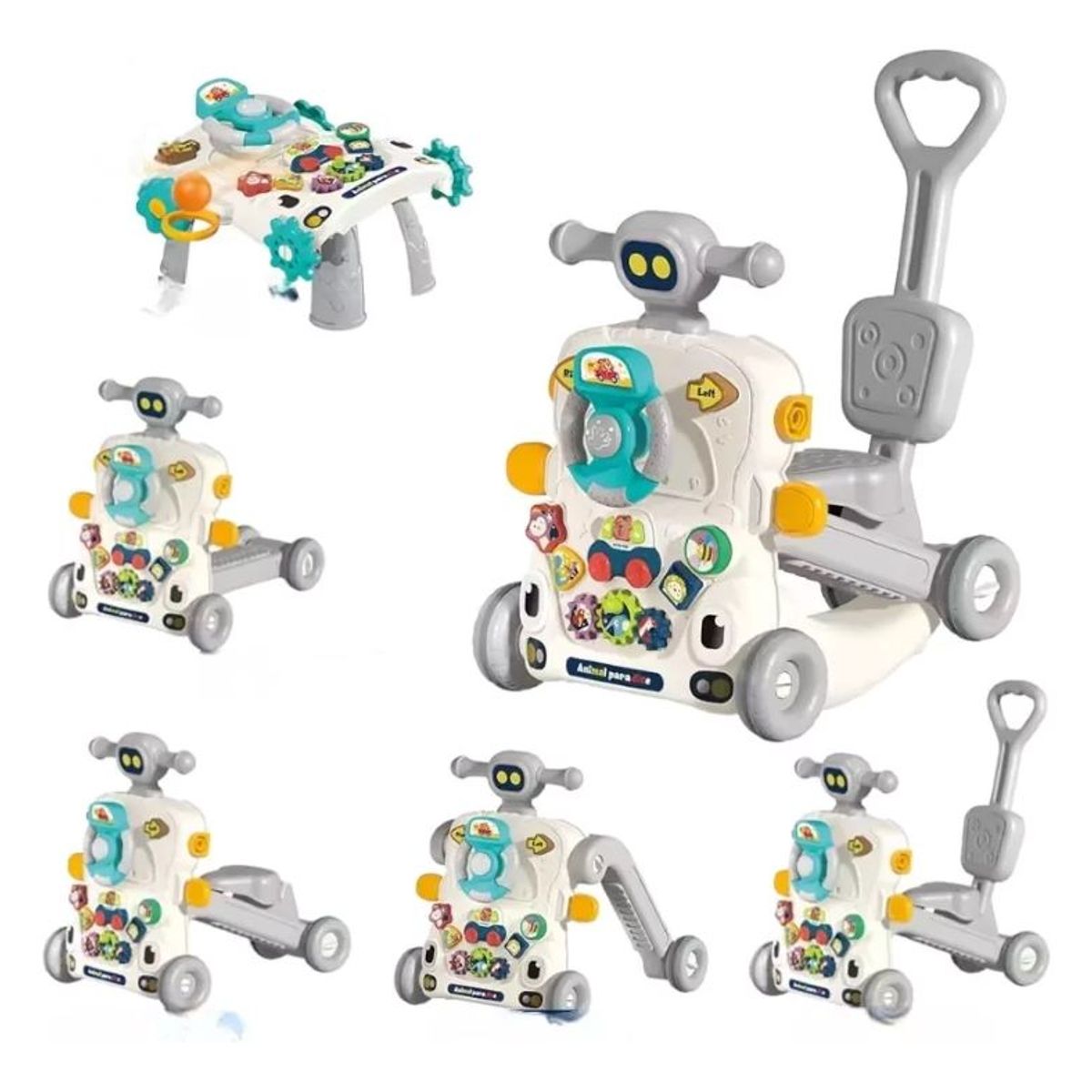 GENERICO - Andador Caminador Scooter Bebé Musical Multifuncional 6 En 1