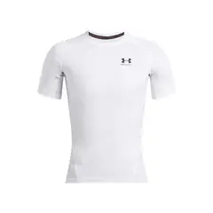 UNDER ARMOUR - Primera capa MC HeatGear hombre Blanco
