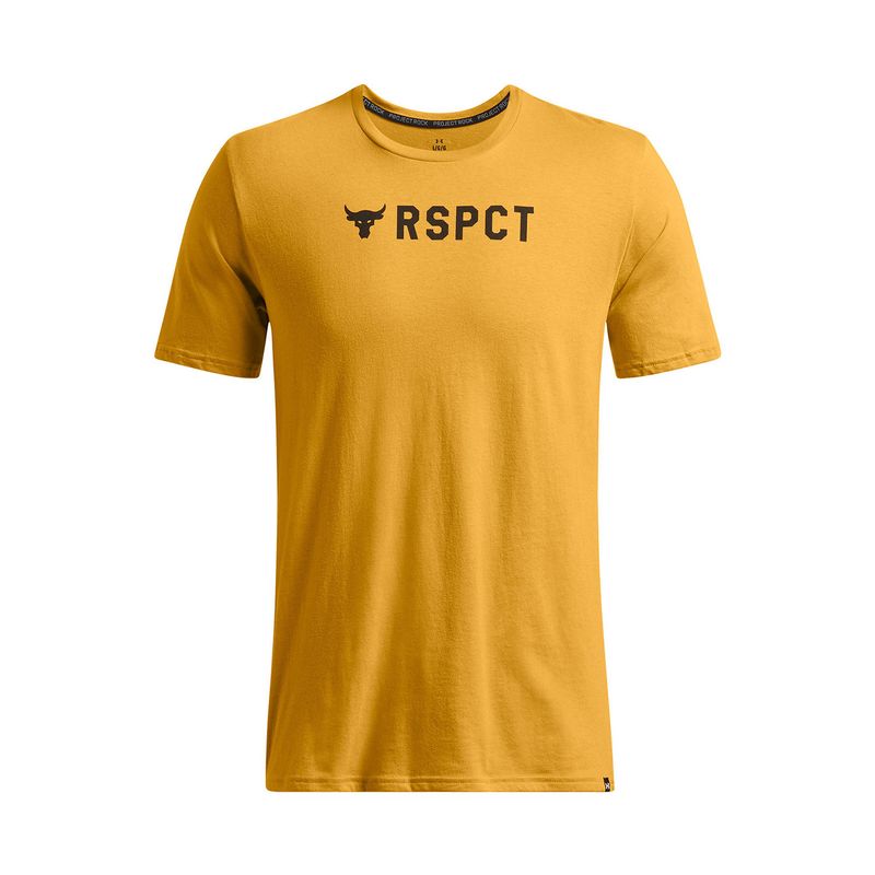 UNDER ARMOUR - Polera manga corta P Rock hombre Amarillo UNDER ARMOUR