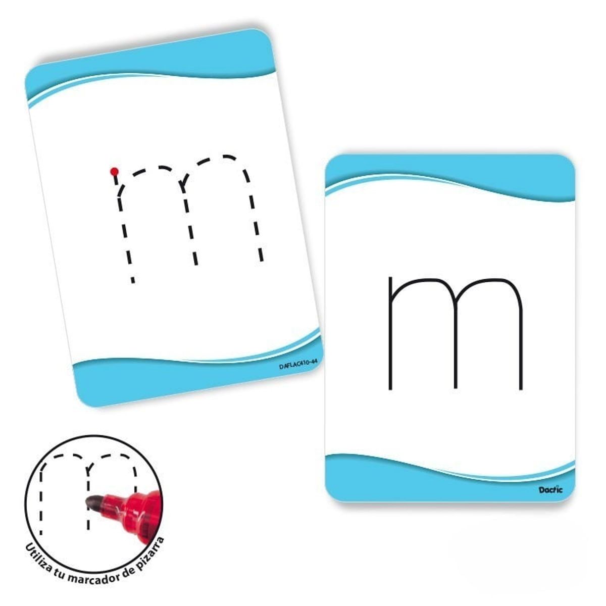 DACTIC - LAMINAS ESCRITURA DEL ABECEDARIO IMPRENTA DACTIC