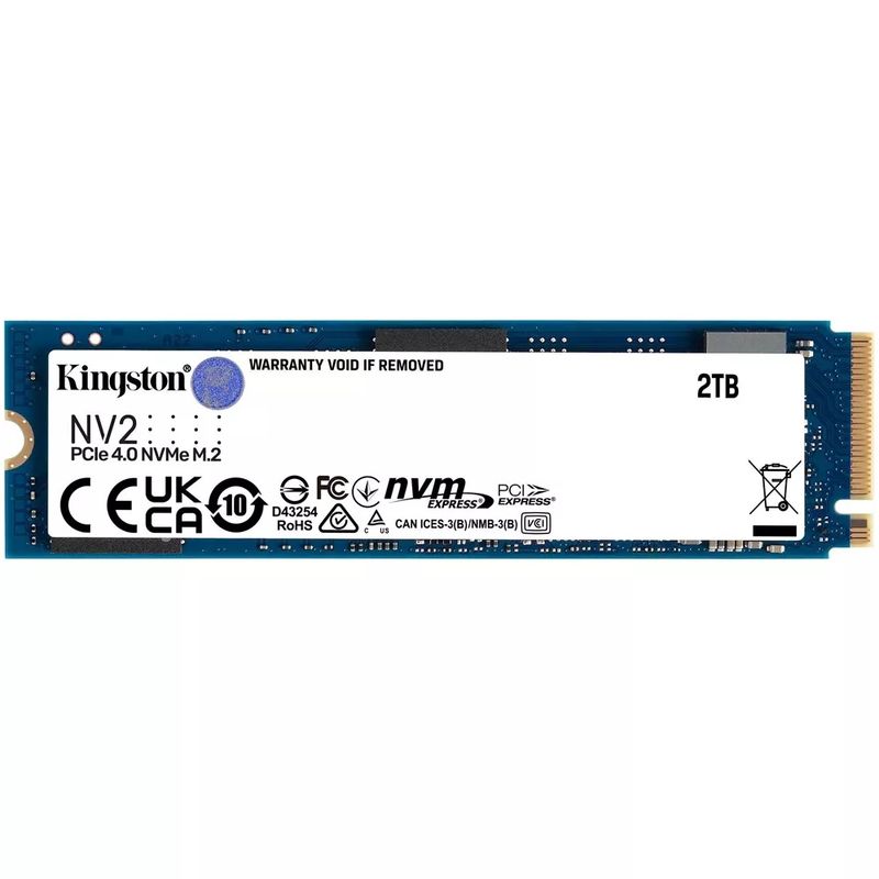 KINGSTON - SSD Kingston NV2 de 2TB M2 2280 NVMe PCIe Gen 4x4