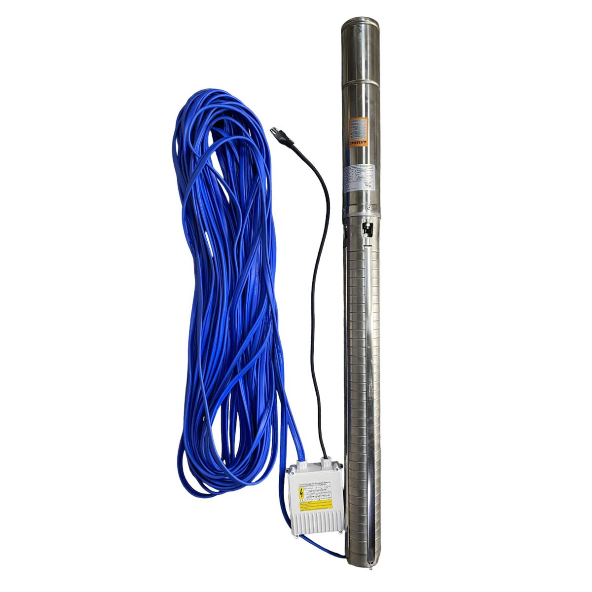 GIOVACCHINO - Bomba Sumergible Agua Pozo Profundo 132mts 2HP 4pulgadas 50mts Cable