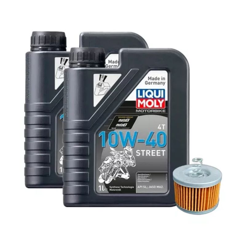 GENERICO - Kit De Mantención (2L STREET 10W40 + Filtro) Yamaha Xtz 150