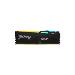 KINGSTON - Memoria FURY Beast RGB 8GB DDR5 5600MHz CL40 Negro - Negro