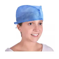 CRAMBERRY - Gorro Cirujano Con Amarras Desechable X 100uni Cranberry