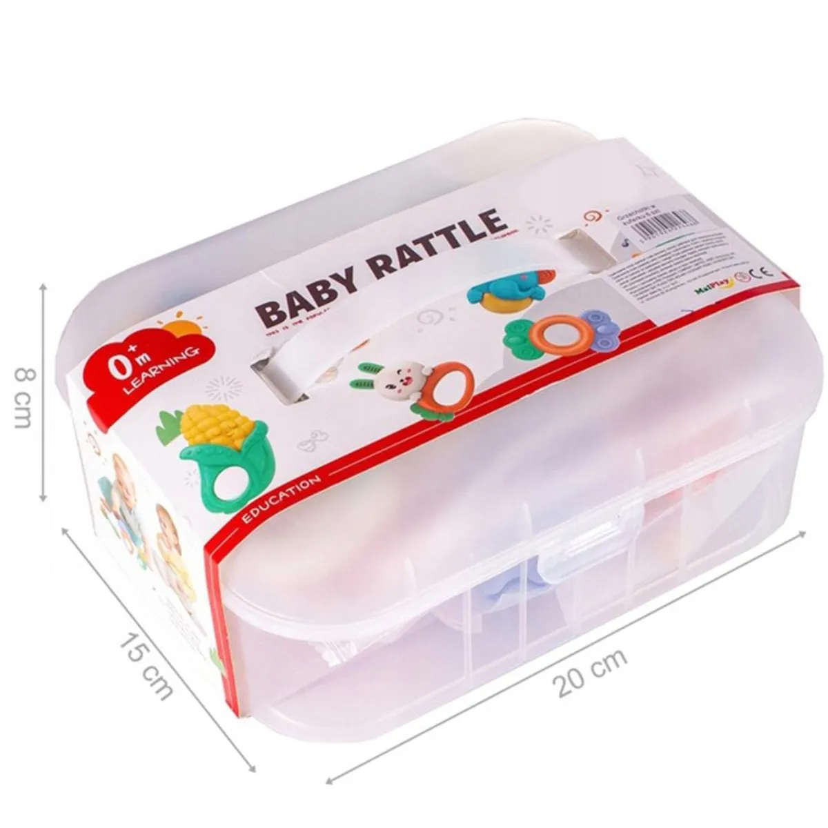 GENERICO - SET DE SONAJEROS Y MORDEDORES PARA BEBE