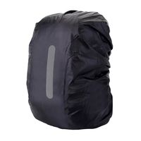 Funda Cubre Mochila Impermeable Reflectante 8-17 Lt Negro