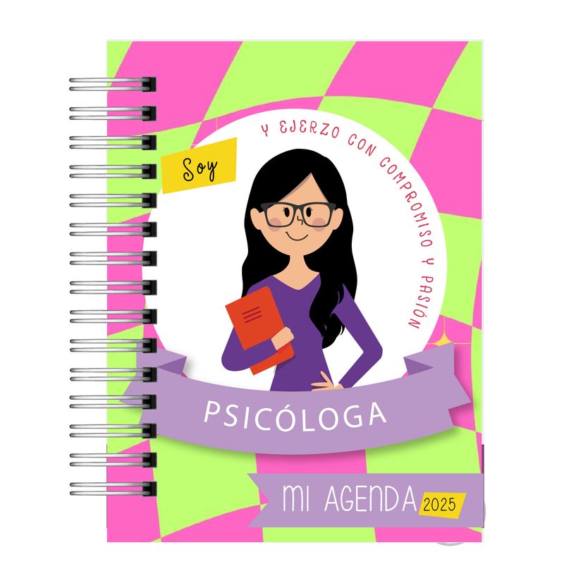 ELEFANTE AZULL - Agenda Psicóloga 2025