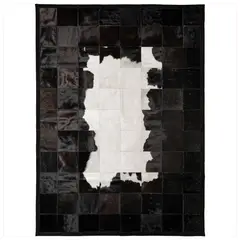MOO HOGAR - Alfombra Cuero Natural 200 X 280cm Diseño 20X20cm