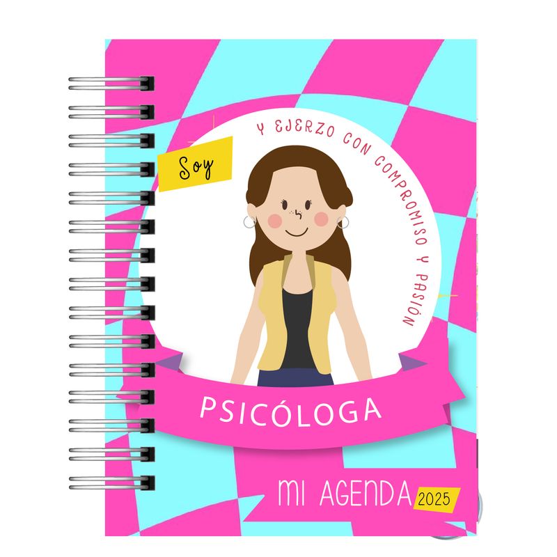 ELEFANTE AZULL - Agenda Psicóloga 2025