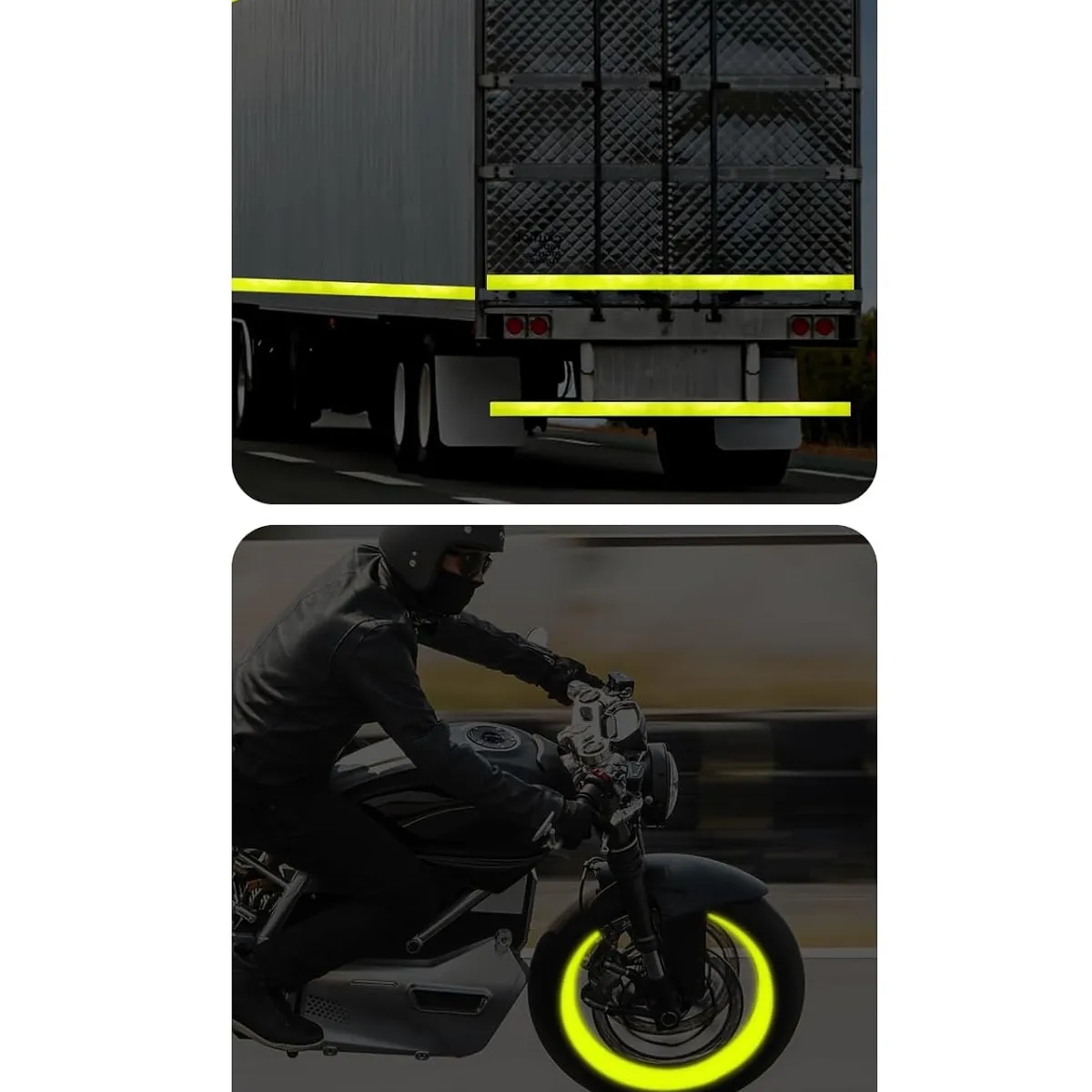 GENERICO - Cinta Reflectante / Fluorescente Adhesiva 5cm X 5 Metros