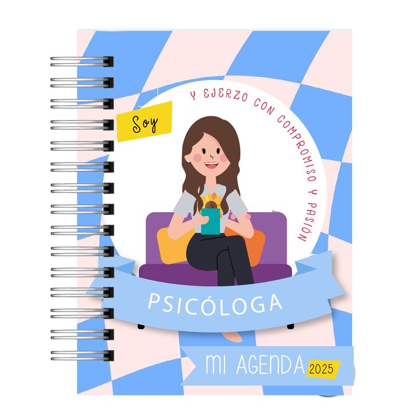 ELEFANTE AZULL - Agenda Psicóloga 2025