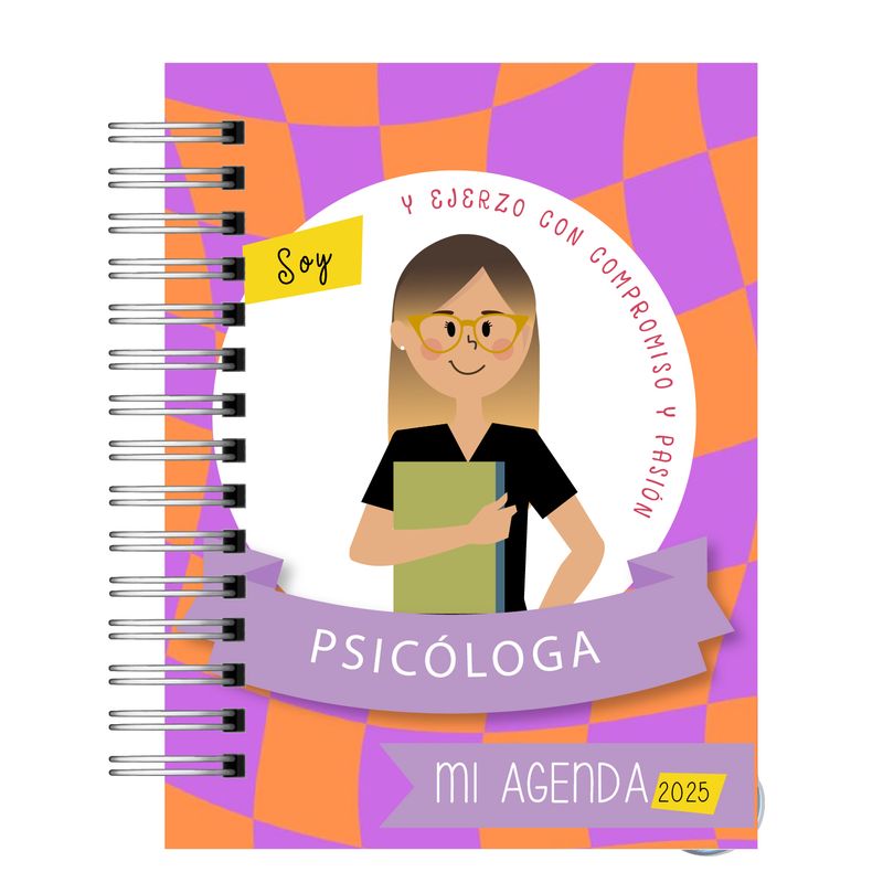 ELEFANTE AZULL - Agenda Psicóloga 2025