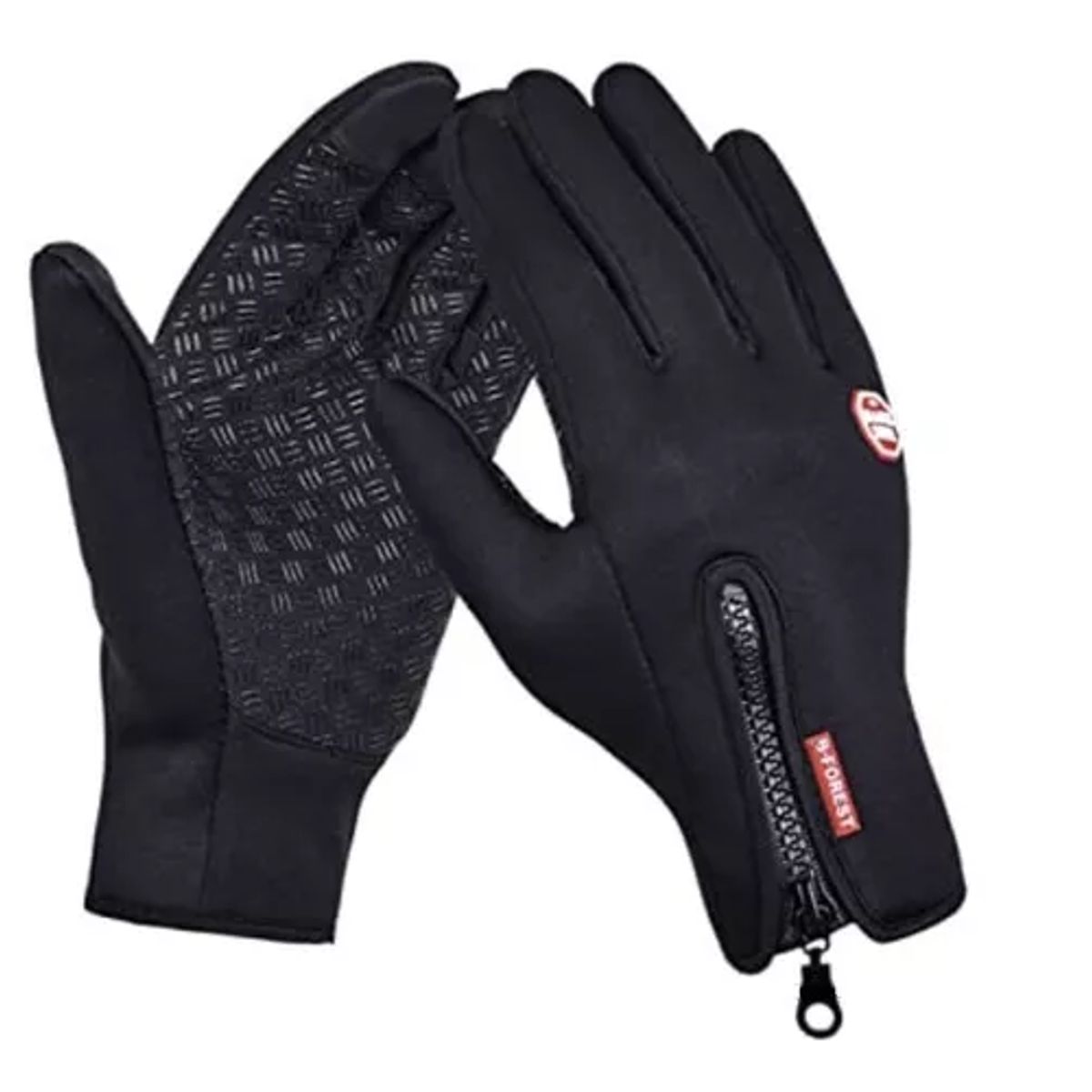 GENERICO - Guantes Para Bicicleta Touch Antideslizante De Polar Negro