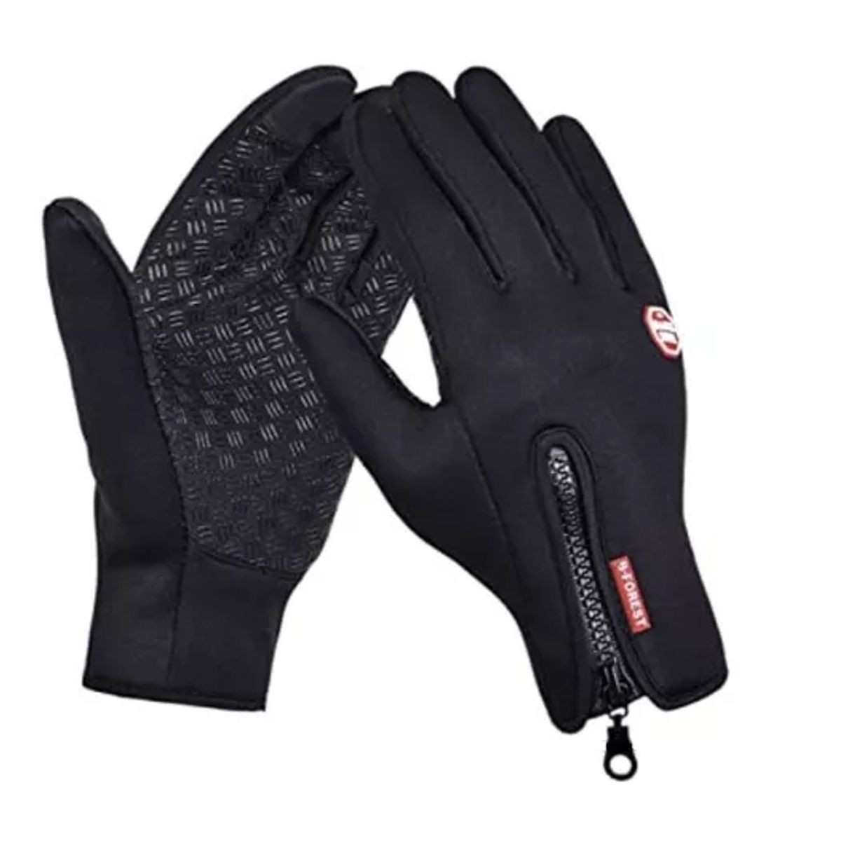 GENERICO - Guantes Para Bicicleta Touch Antideslizante De Polar Negro