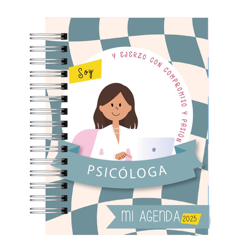ELEFANTE AZULL - Agenda Psicóloga 2025