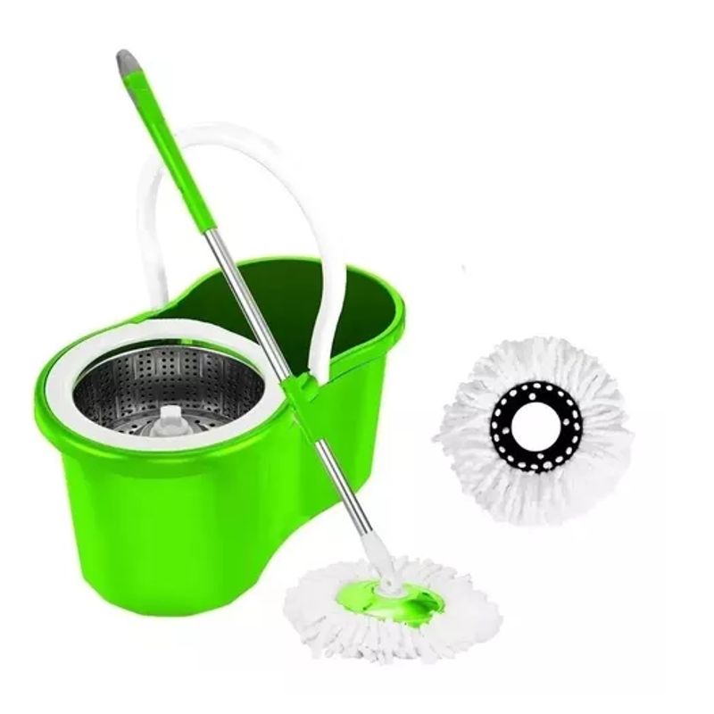 GENERICO - Trapeador Giratorio Mopa Para Piso Mopa Giratorio 360° verde