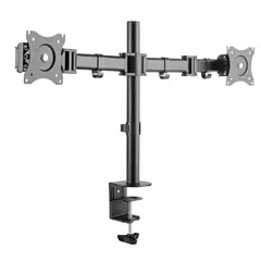 BRASFORMA - Soporte para Monitor doble con base 13 a 27 - 16Kg