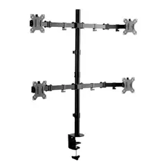 BRASFORMA - Soporte para 4 Monitores - 13" a 32" 360° 32 kg
