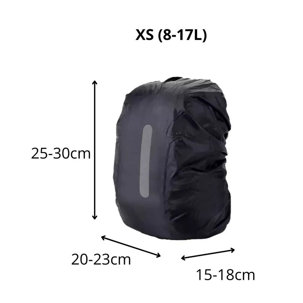 GENERICO - Funda Cubre Mochila Impermeable Reflectante 30-40 Litros