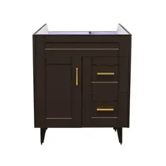DOMSA - Mueble base para baño Deluxe 70SK CafE 68x80x45cm