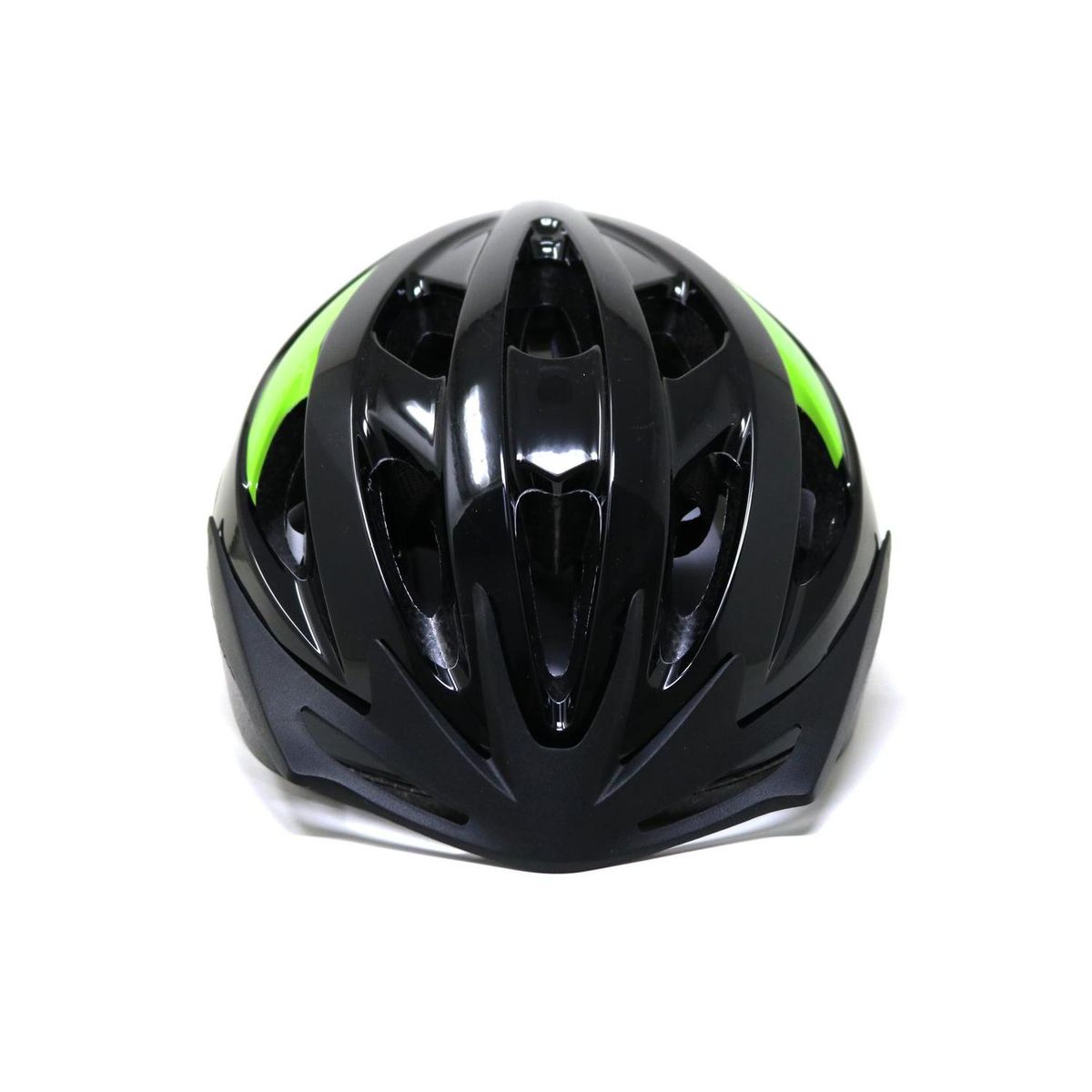 RADICAL MOUNTAIN - Casco Radical Mountain MTB NT Con Luz Negro Verde M 56-57cm
