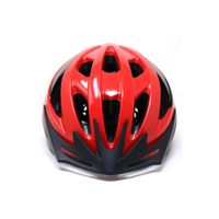 Casco MTB NT Con Luz Rojo Negro L 58-62cm